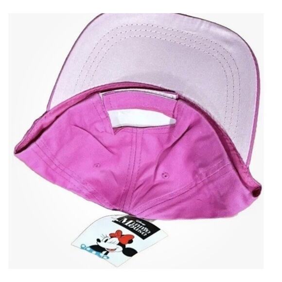 Disney Minnie Mouse Pink Girls Youth Adjustable Hat - Picture 3 of 3